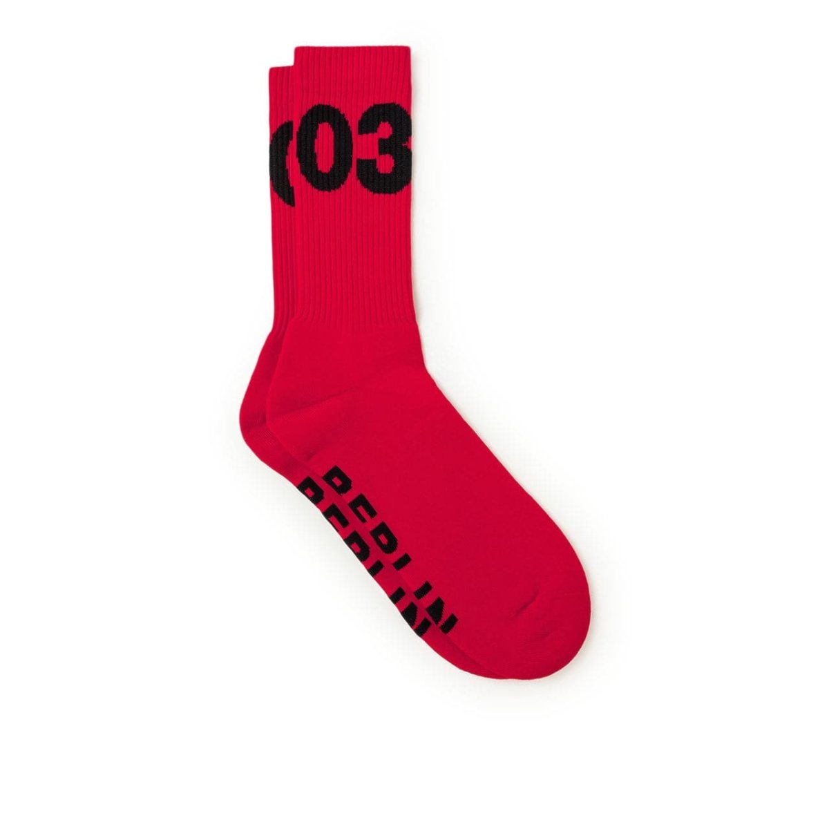 Image of 032c Big Logo Socks (Red)
