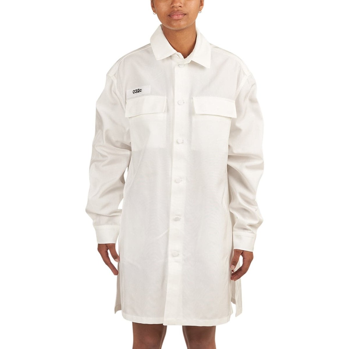Image of 032c Summer Shirt Dress (White)