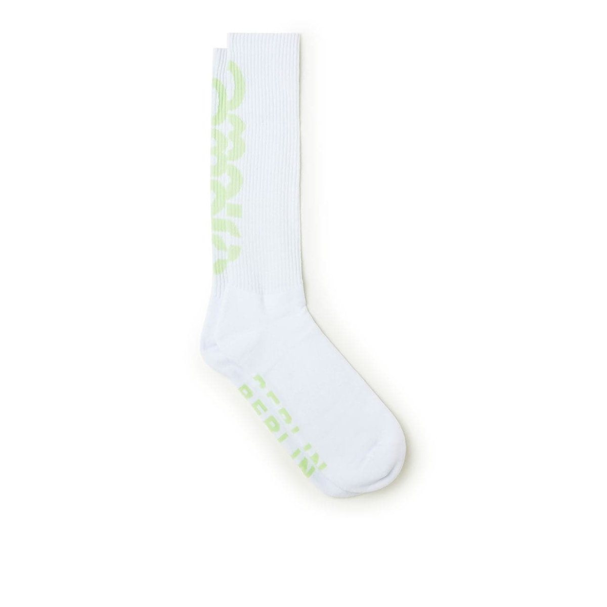 Image of 032c Xtra Long Ribbed Socks (White)