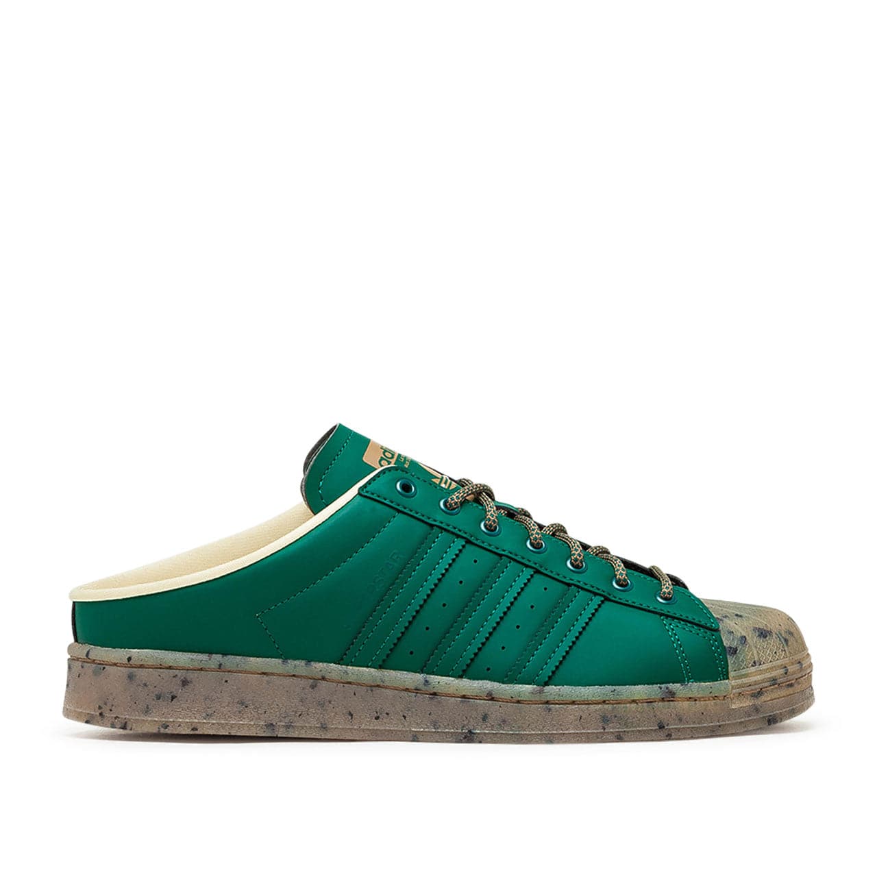 Image of adidas Superstar Plant and Grow Mules (Green)
