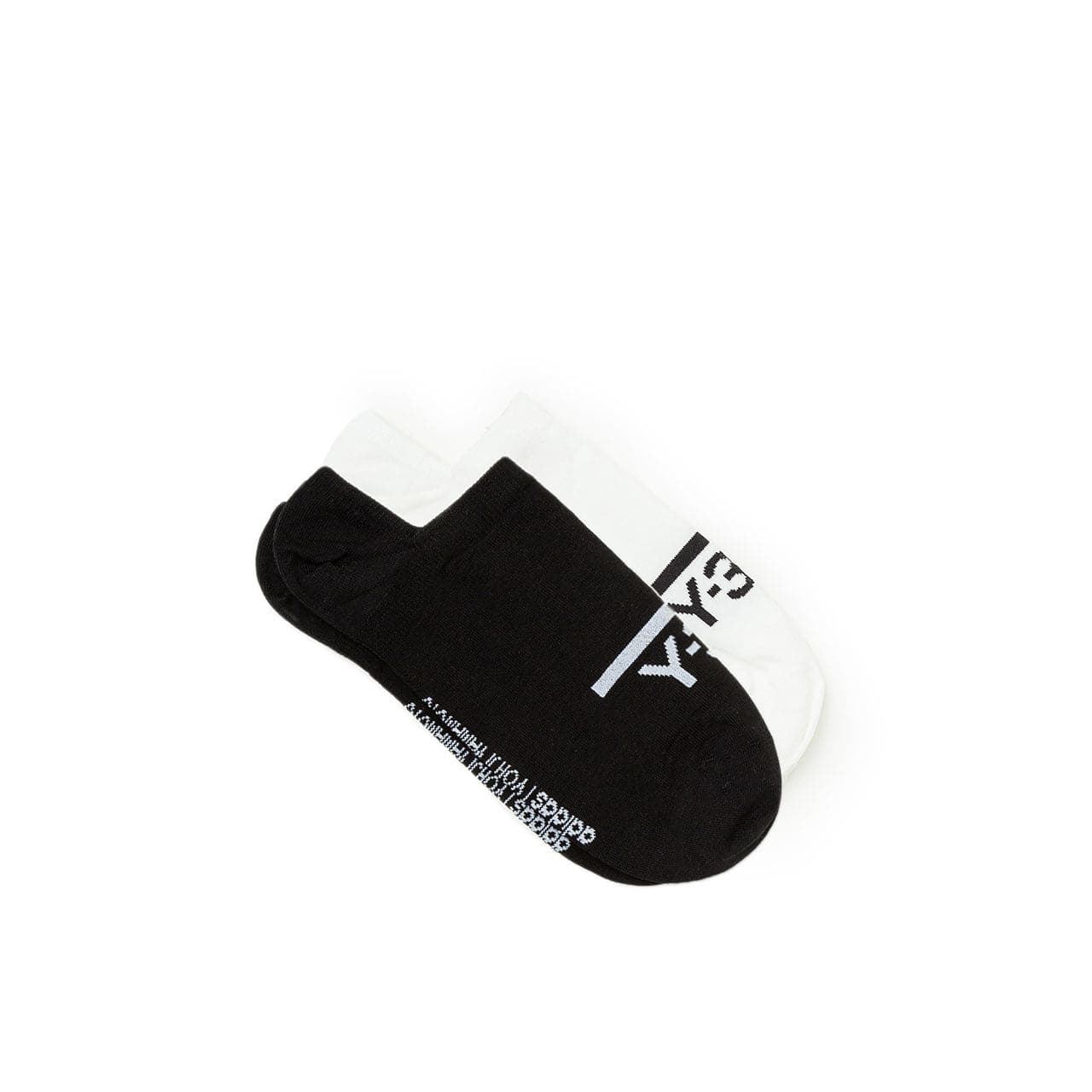 Image of adidas Y-3 2PP Invi Socks (Black / White)