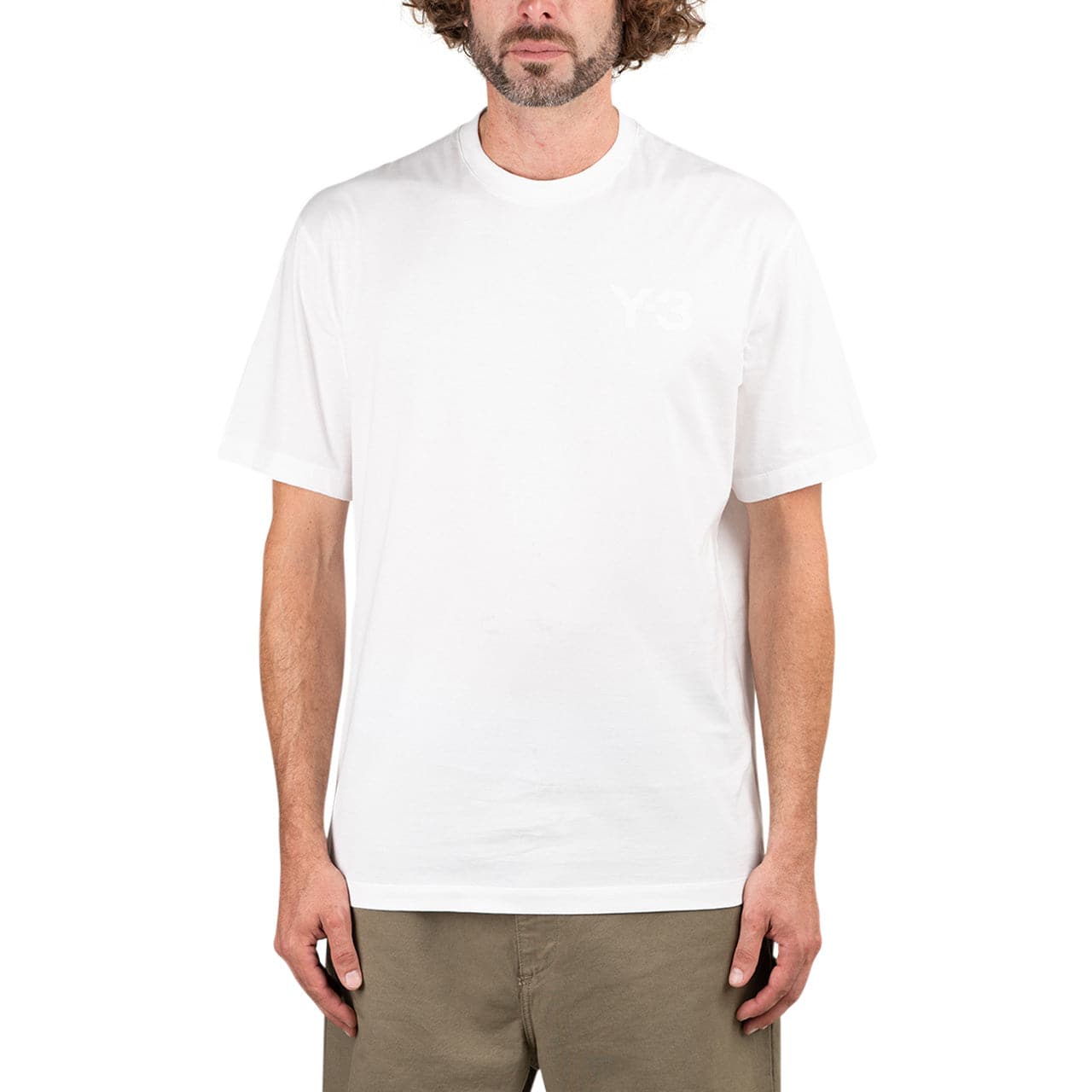 Image of adidas Y-3 Classic Chest Logo T-Shirt (White)