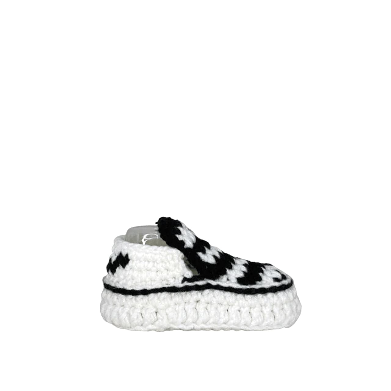 Image of Baby Sneakers Vans Checker (Black / White)