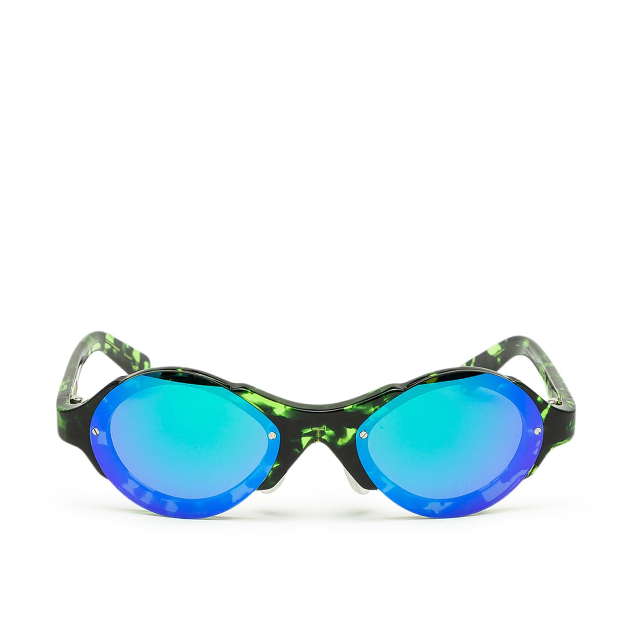 Image of Brain Dead Mutant Sunglasses (Black-Green / Blue)