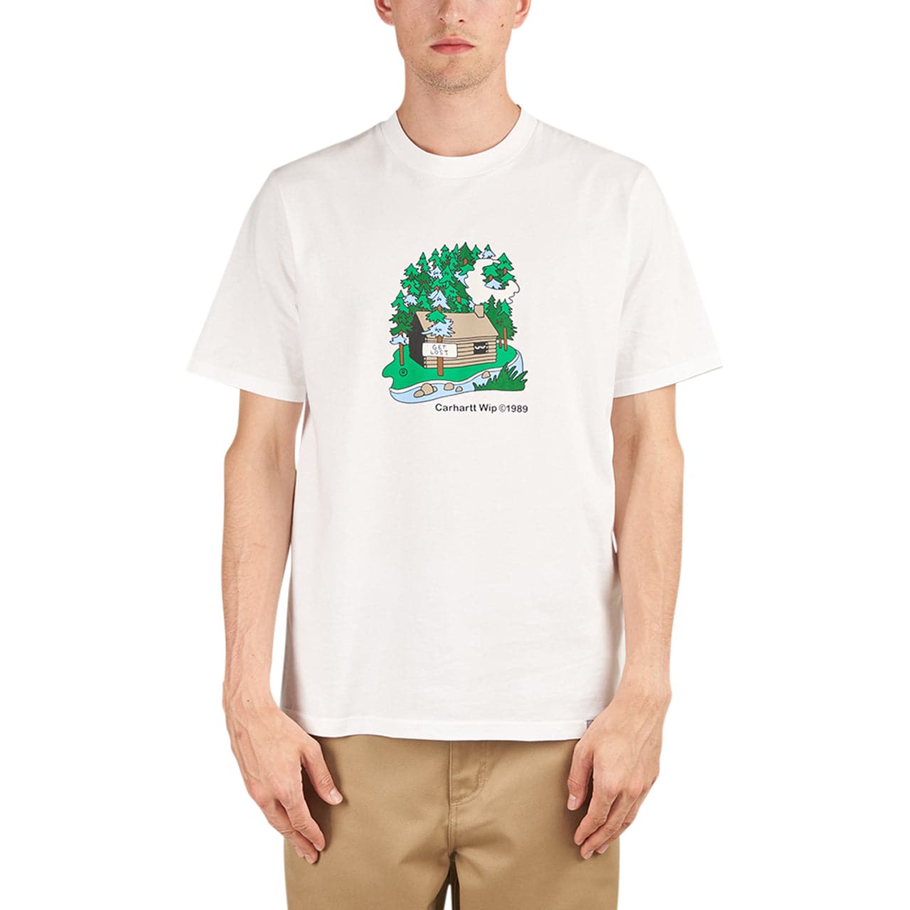 Image of Carhartt WIP S/S Cabin T-Shirt (White)