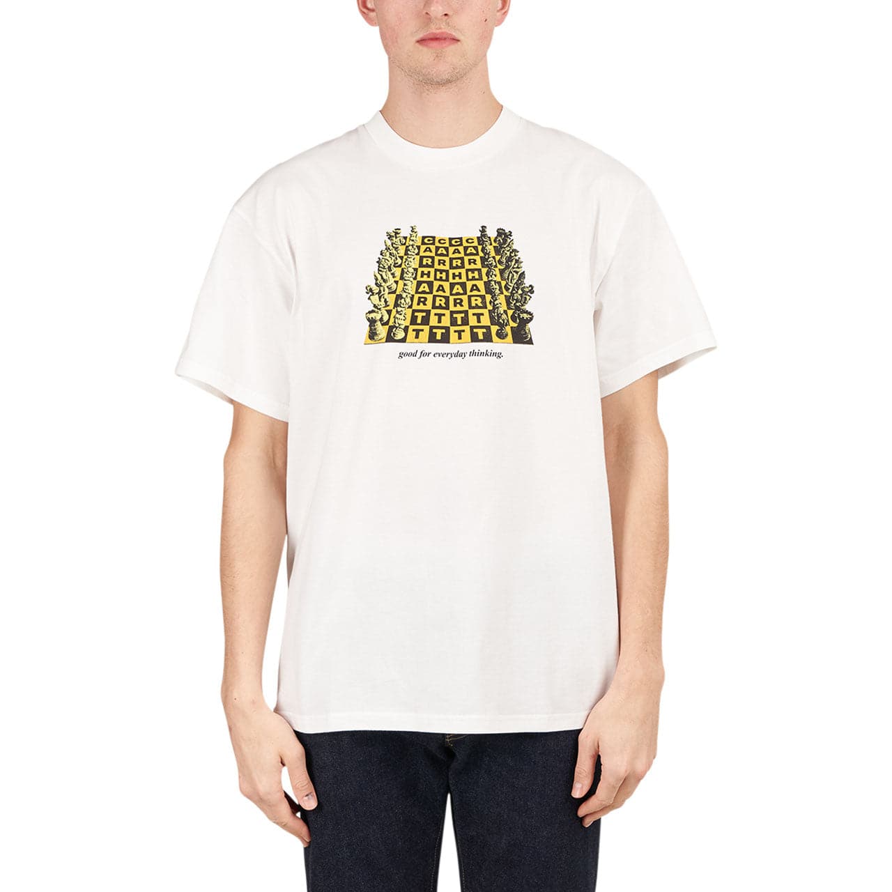 Image of Carhartt WIP S/S Chessboard T-Shirt (White)