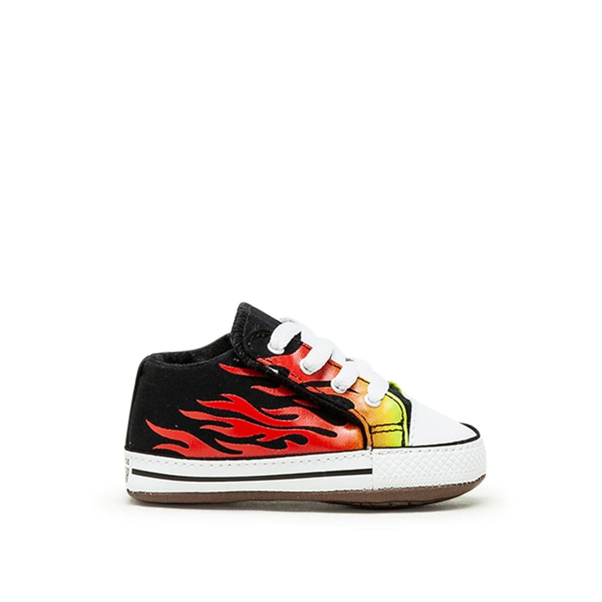 Image of Converse Kids Archive Flames Chuck All-Star Cribster Mid (Black / Whit