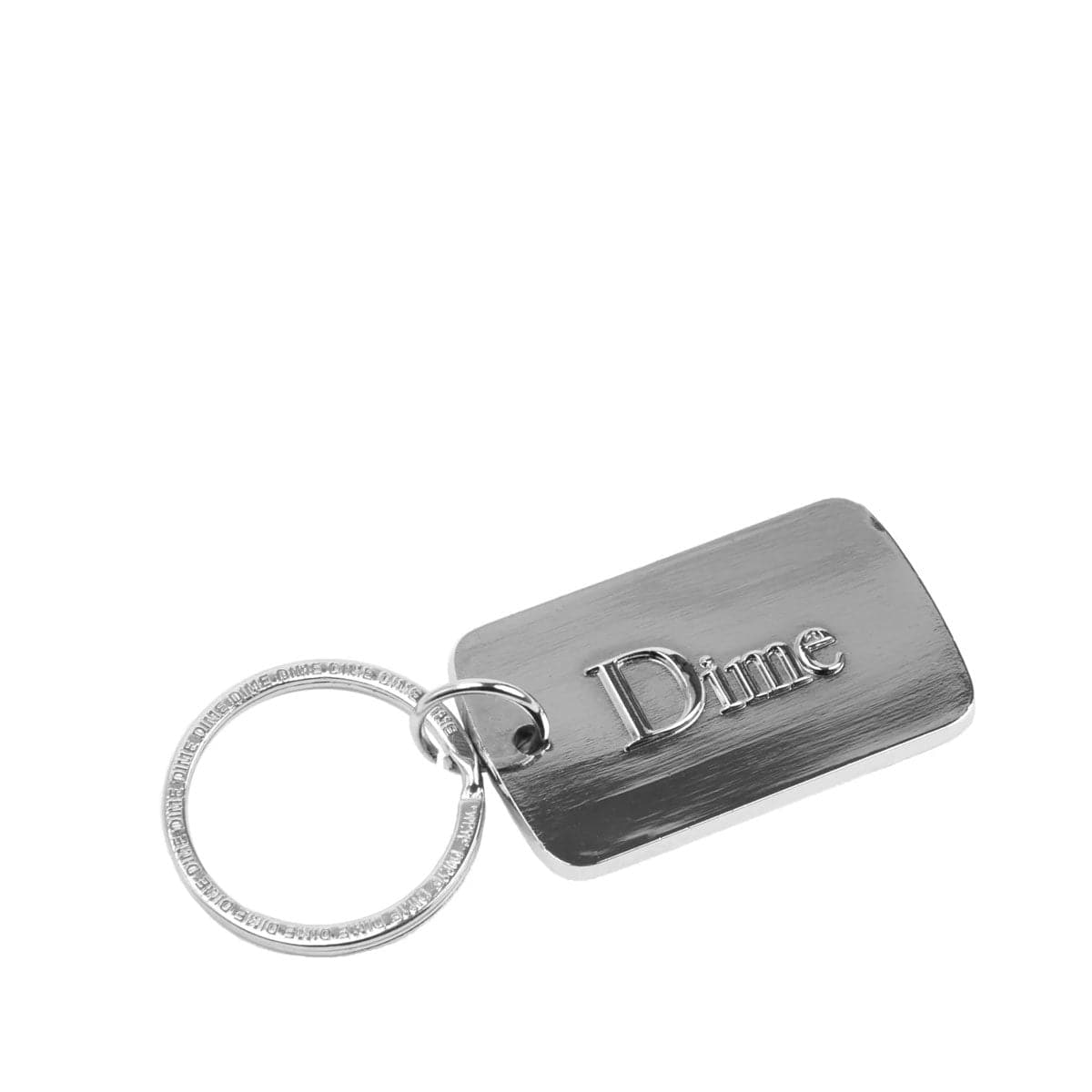 Image of Dime Classic Keychain (Silver)