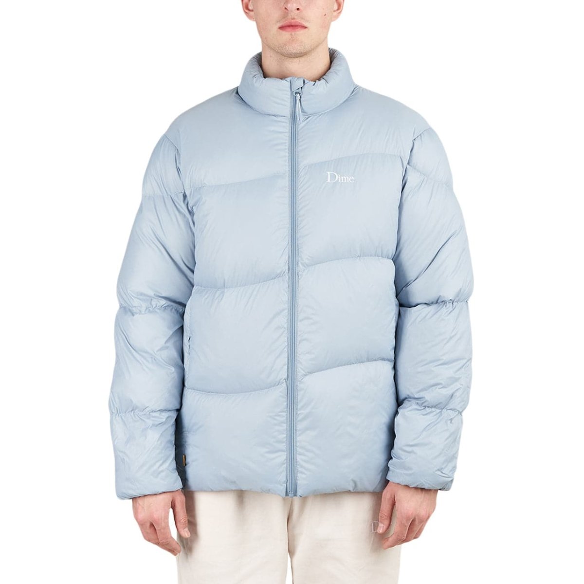 Image of Dime Midweight Wave Puffer (Light Blue)