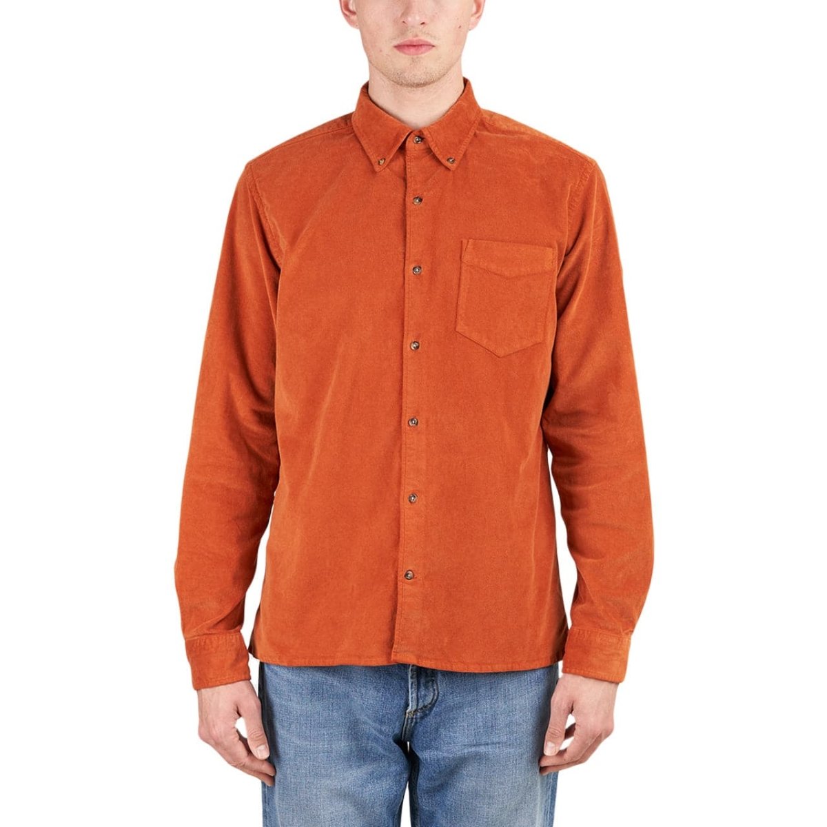 Image of Edmmond Studios Microcord Shirt (Orange)