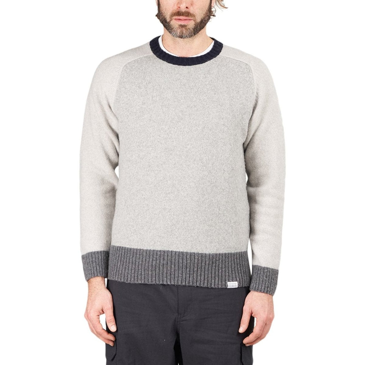 Image of Edmmond Studios Sleeve Sweater (Grey)