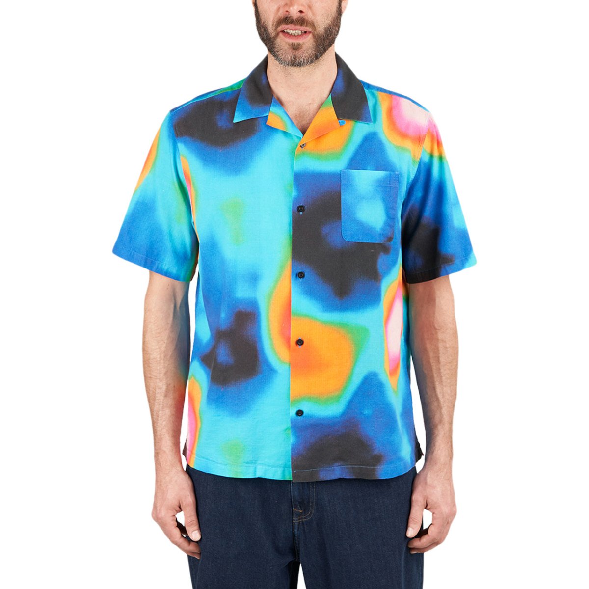 Image of Edwin Terahertz Crepe-Shirt (Multi)