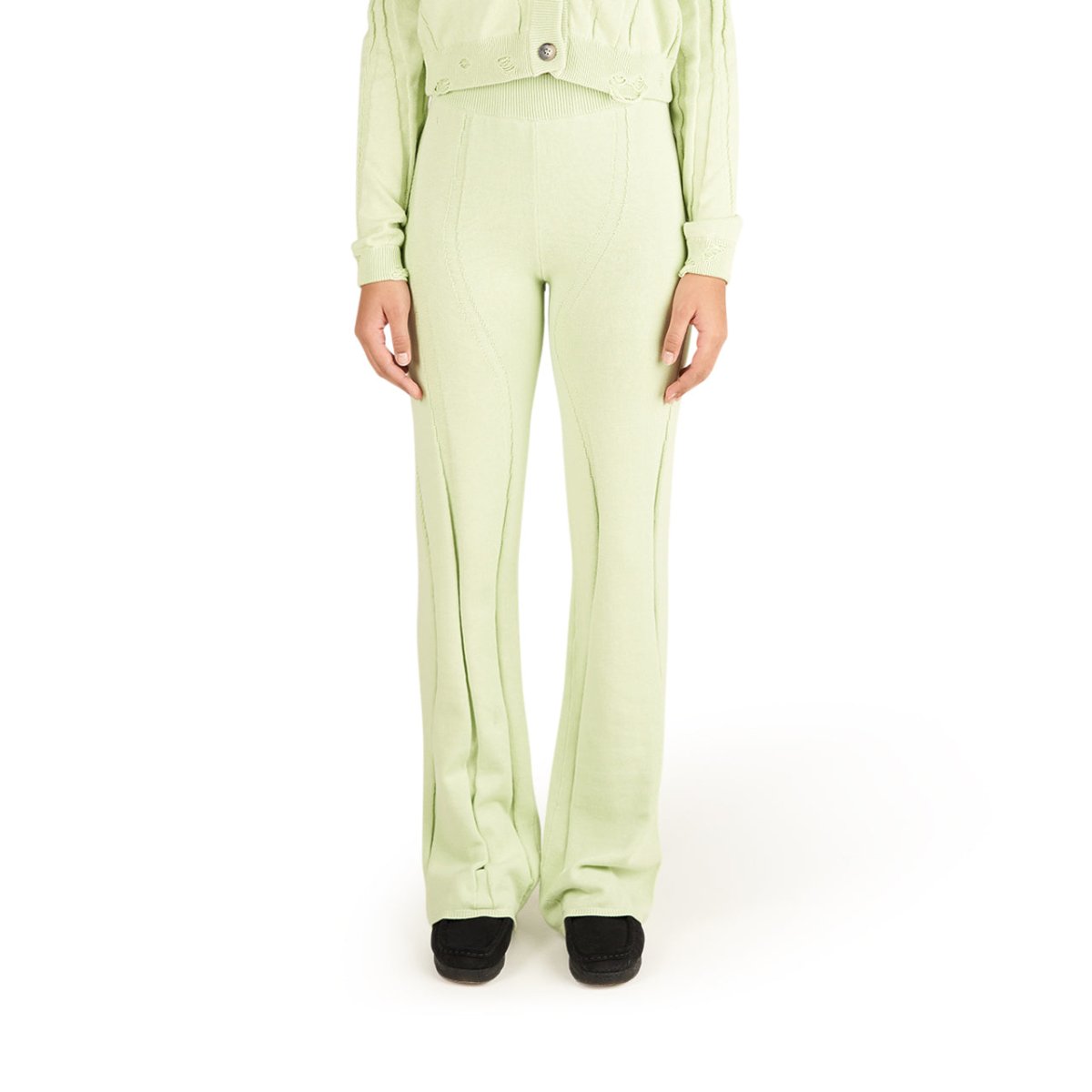 Image of Han Kjobenhavn Knit Trousers (Pale Green)