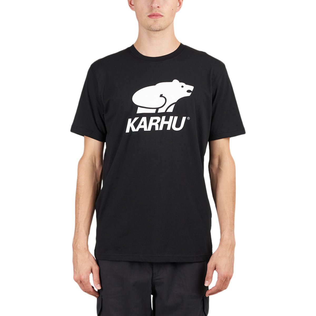 Image of Karhu Basic Logo T-Shirt (Black / White)