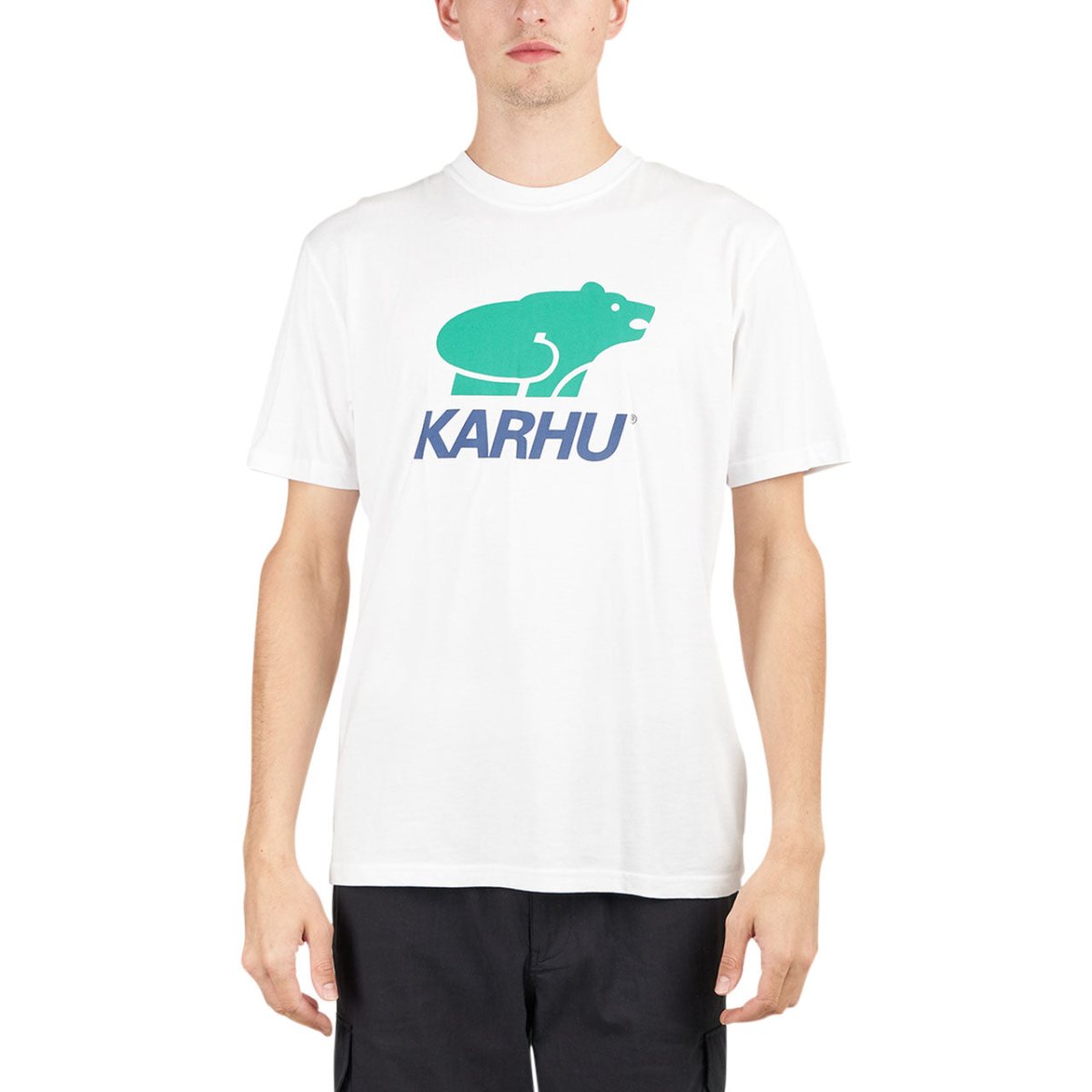 Image of Karhu Basic Logo T-Shirt (White / Green)