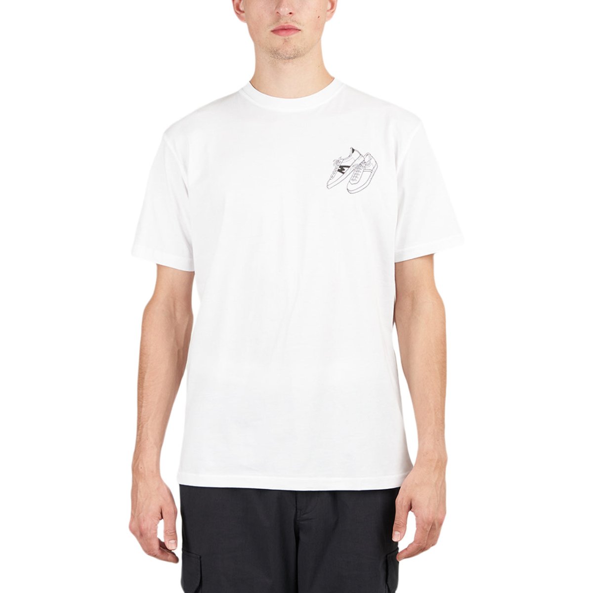 Image of Karhu Trampas Sneakers T-Shirt (White / Black)
