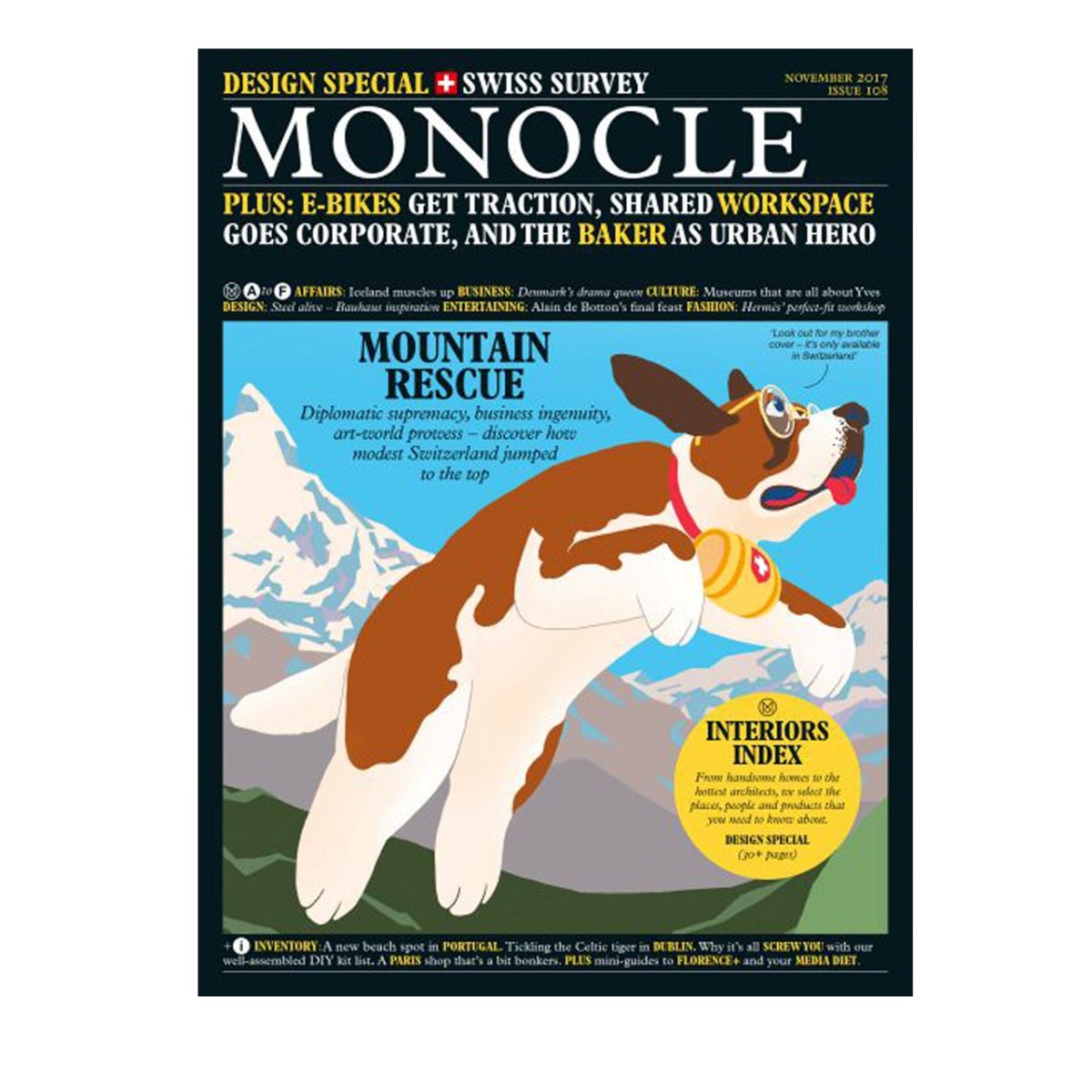 Image of MONOCLE Issue 108: Design Special Swiss Survey