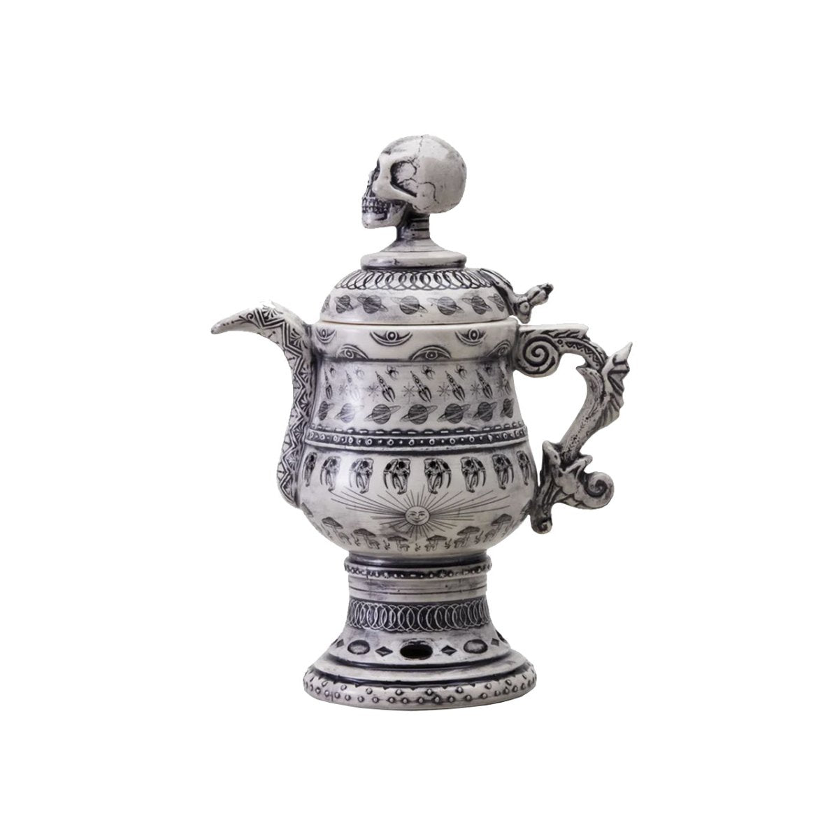 Image of Neighborhood Ceramic Incense Chamber (White / Black)
