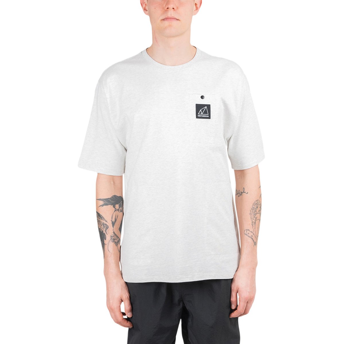 Image of New Balance All Terrain Pocket T-Shirt (Light Grey)