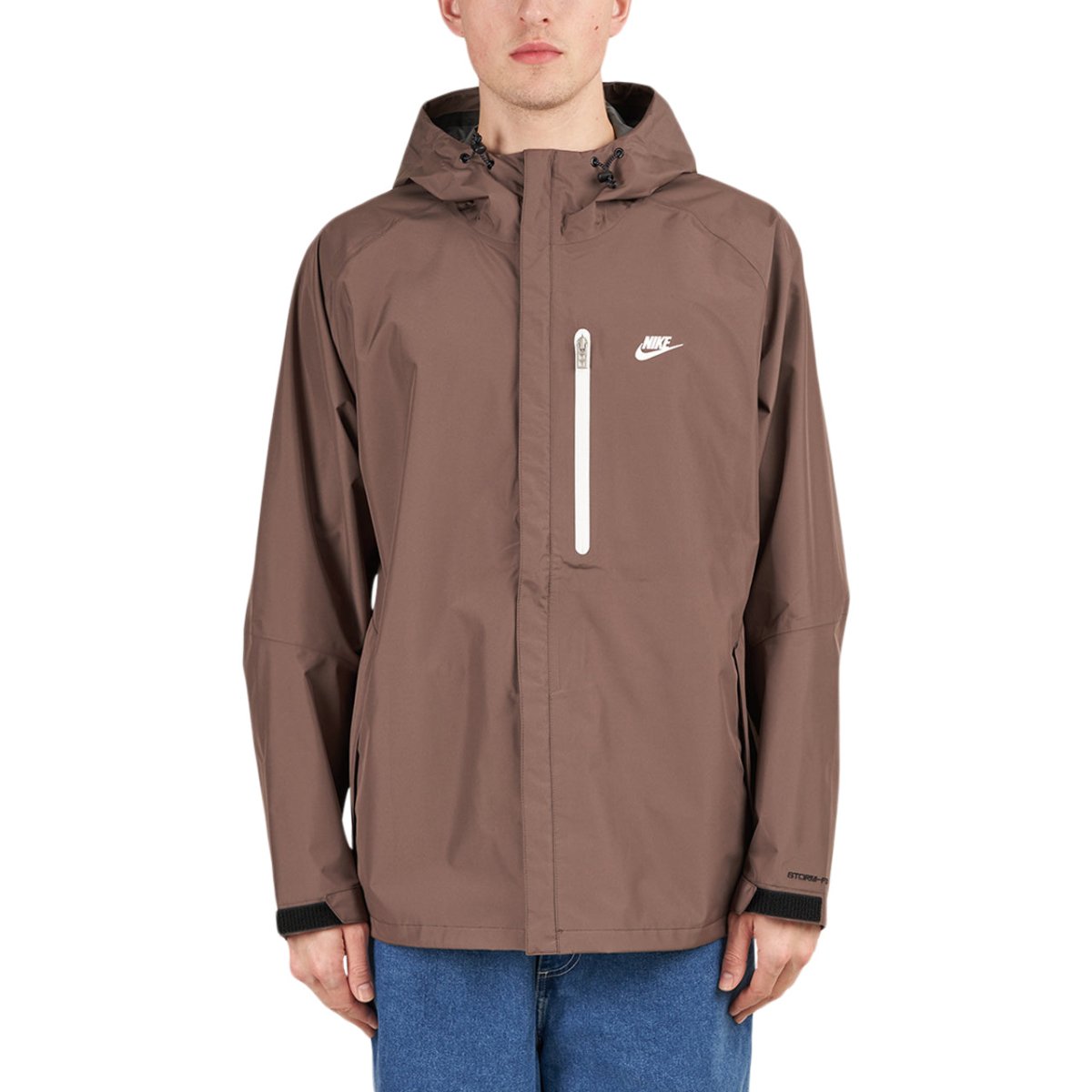 Image of Nike Sportswear Storm-Fit Legacy Hooded Jacket (Brown)
