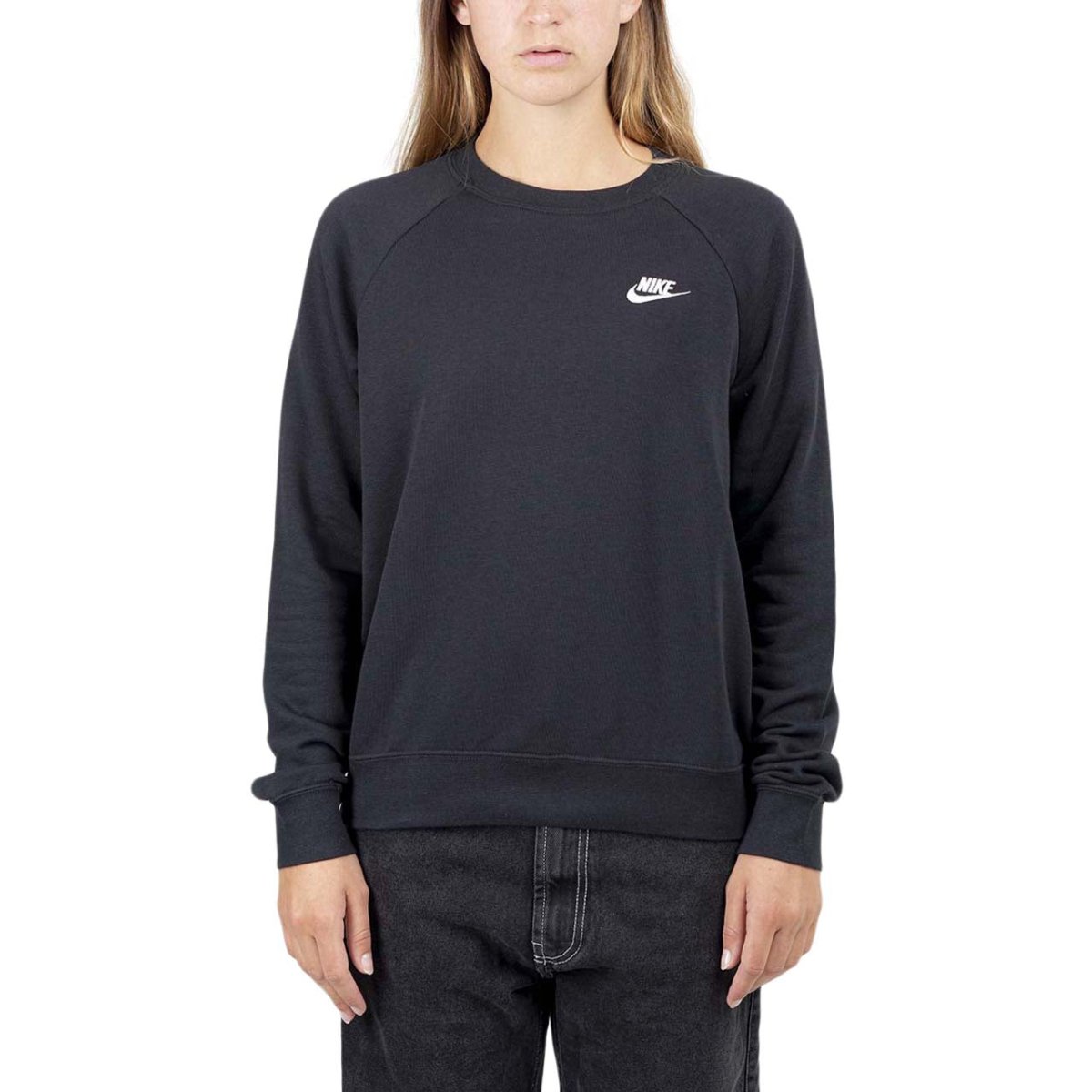 Image of Nike WMNS Sportswear Essential Fleece Shirt (Black)