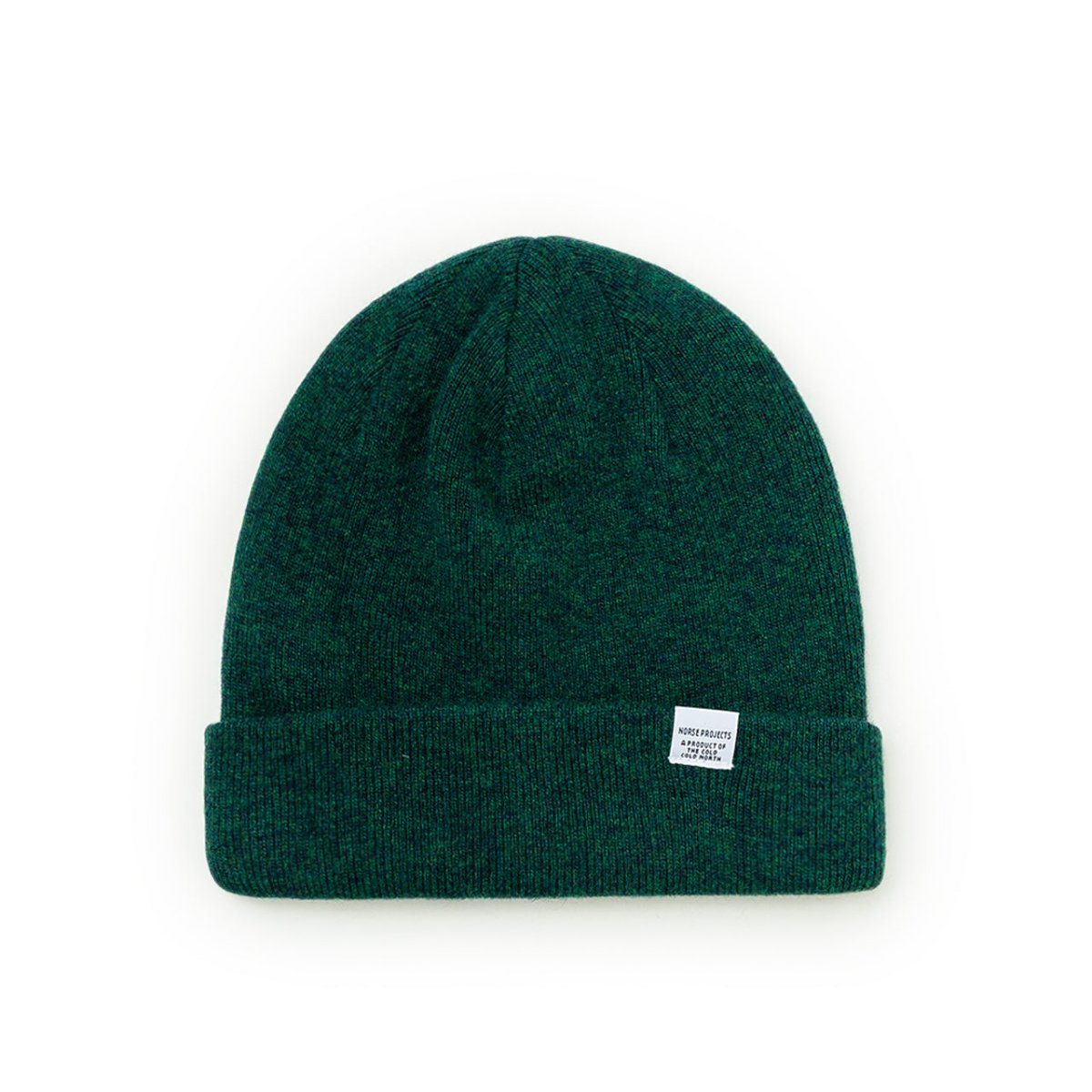 Image of Norse Projects Light Wool Beanie (Dark Green)