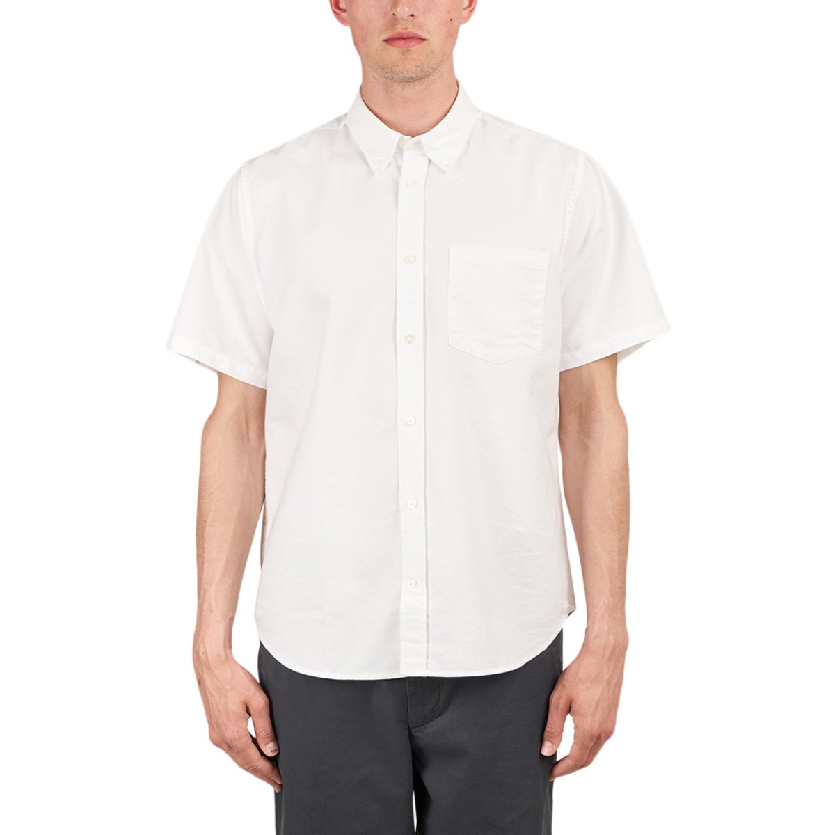 Image of Norse Projects Osvald Oxford S/S Shirt (White)