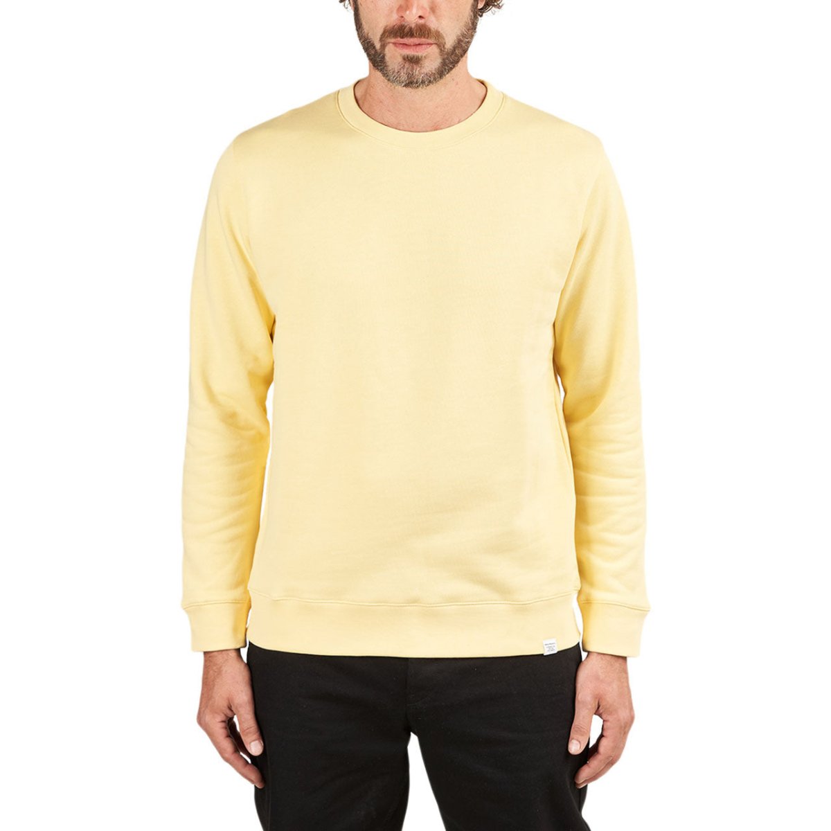 Image of Norse Projects Vagn Classic Crewneck (Light Yellow)