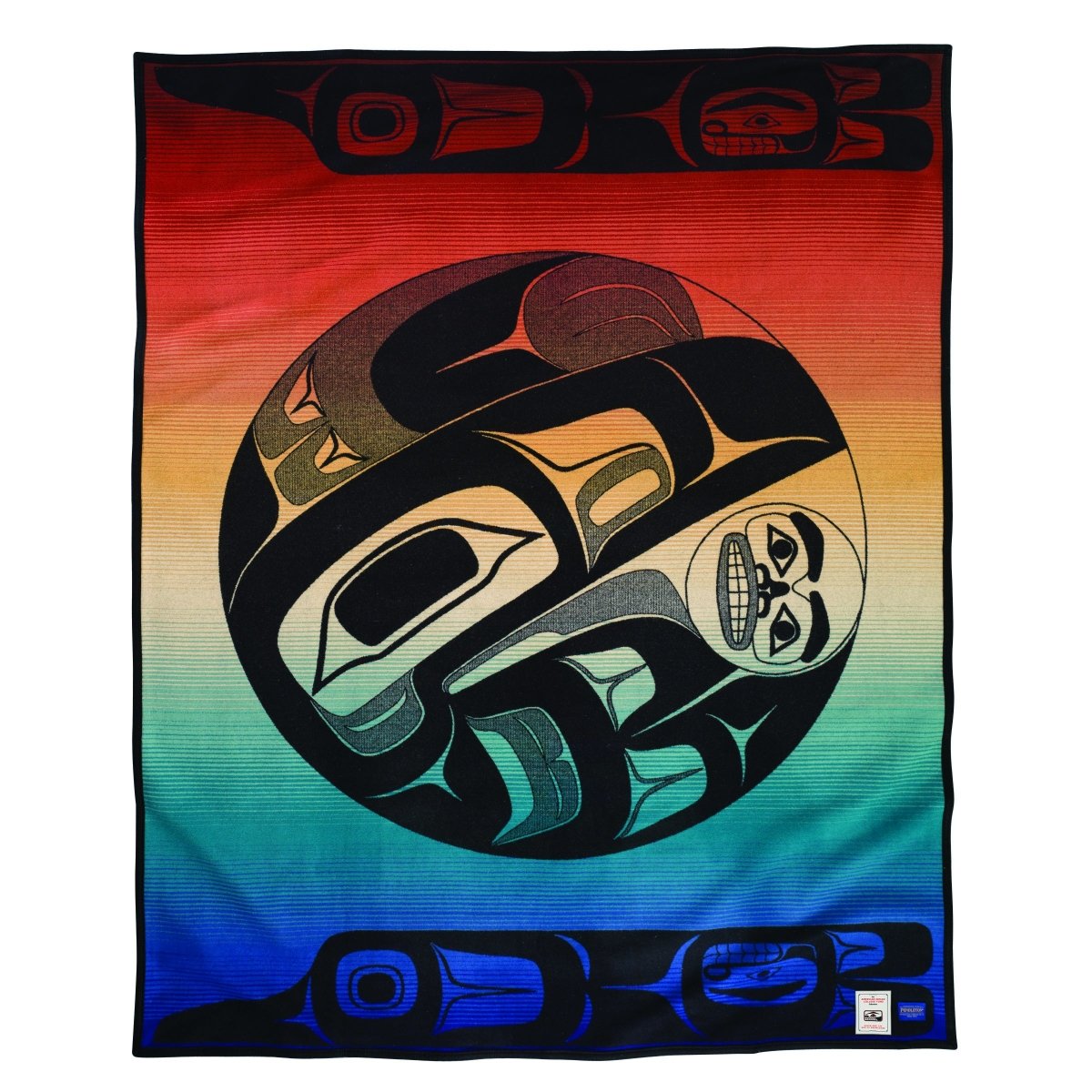 Image of Pendleton AICF Unnapped Robe Raven & the Box of knowledge (Multi)