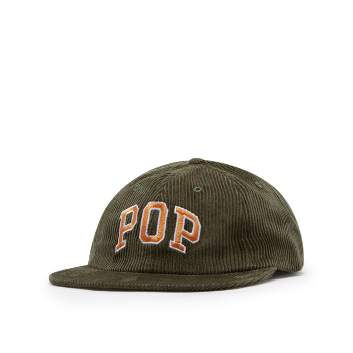 Image of Pop Trading Company Arch Sixpanel Hat (Olive)