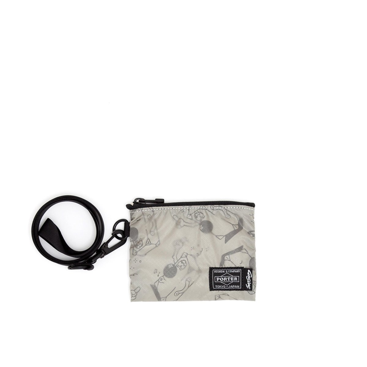 Image of Porter by Yoshida x Gasius Pouch and Strap (Grey)
