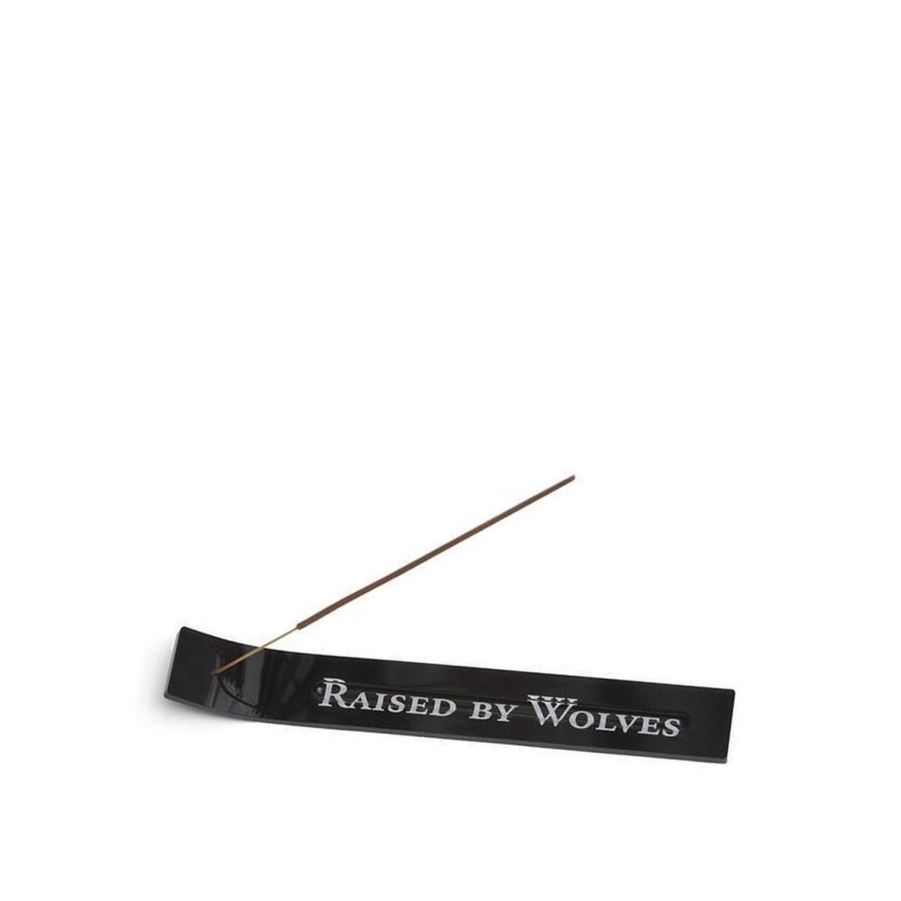 Image of Raised by Wolves Acrylic Incense Burner (Black)