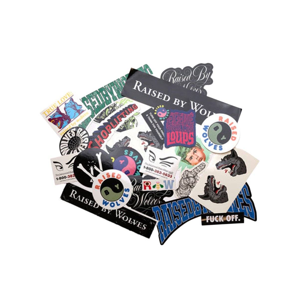Image of Raised by Wolves Assorted Sticker Pack (Multi)