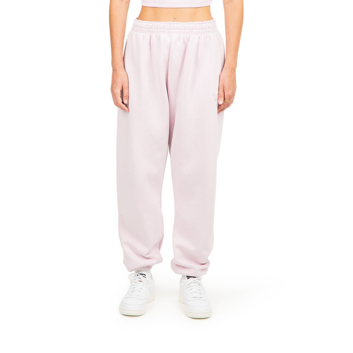 Image of Reebok Classics Cozy Fleece Pants (Light Pink)
