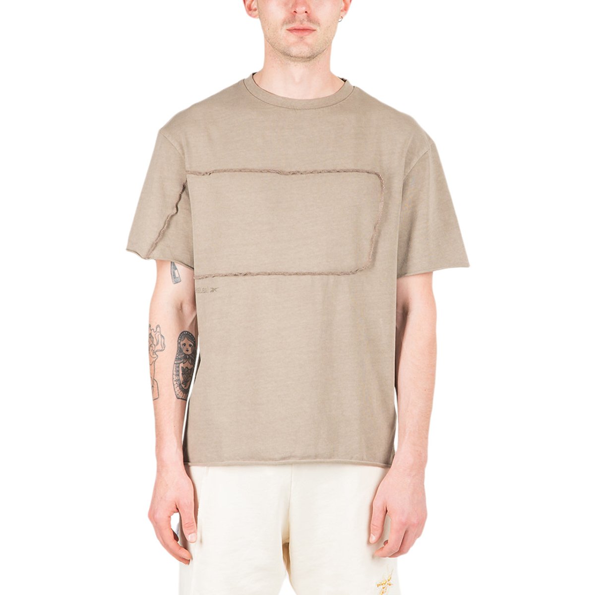 Image of Reebok x Cottweiler Knit T-Shirt (Light Brown)