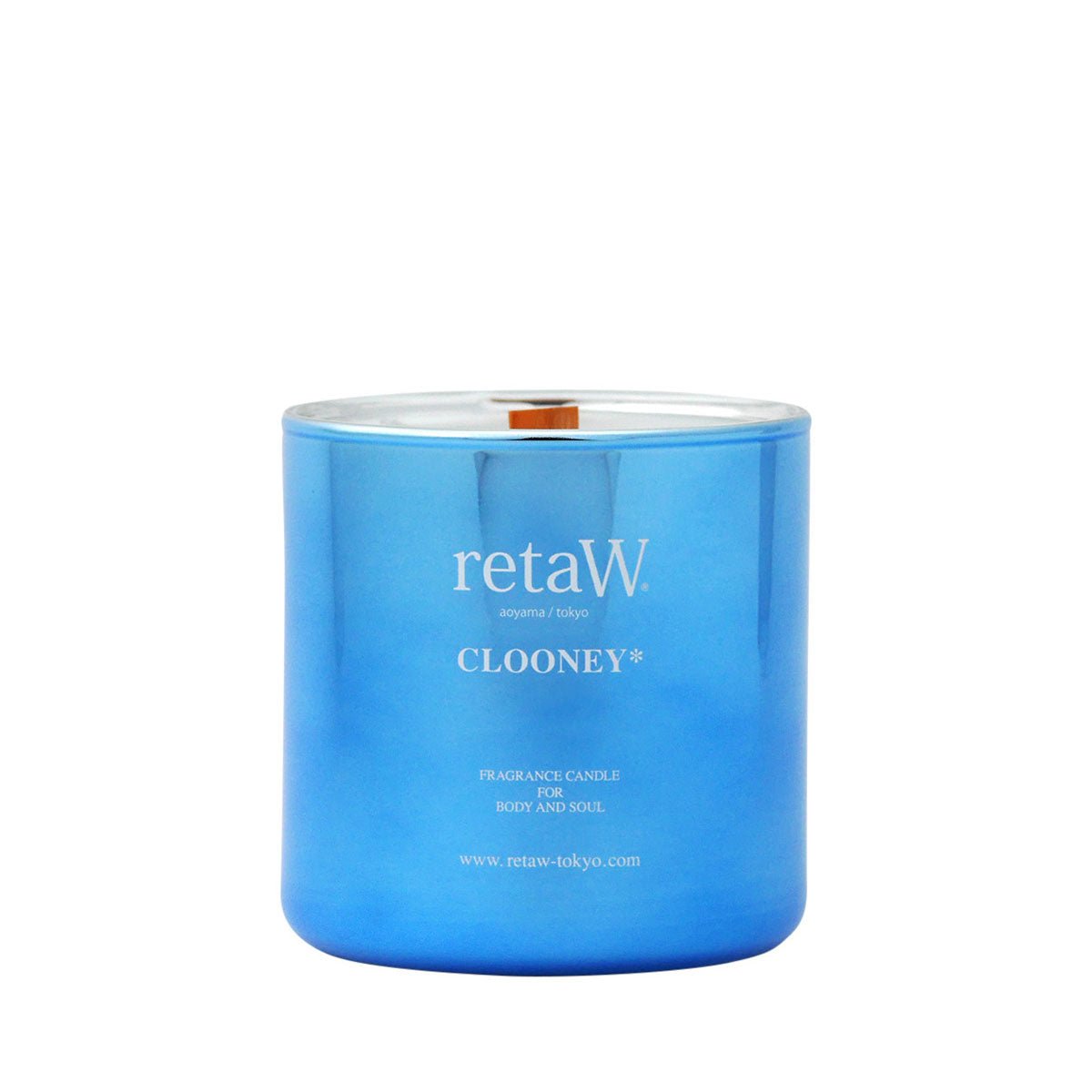 Image of retaW Fragrance Candle Clooney (Metallic Blue)