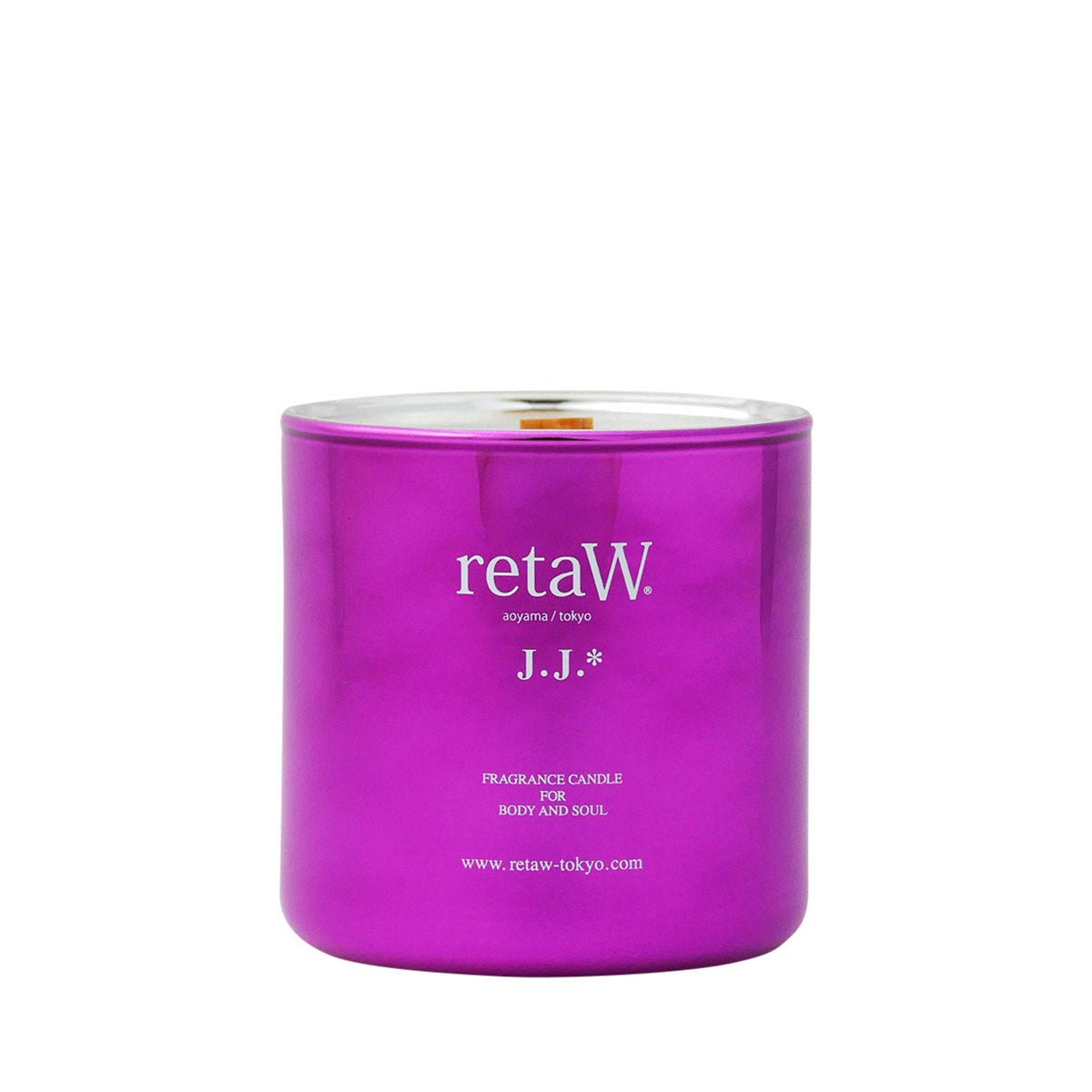 Image of retaW Fragrance Candle J.J. (Metallic Pink)