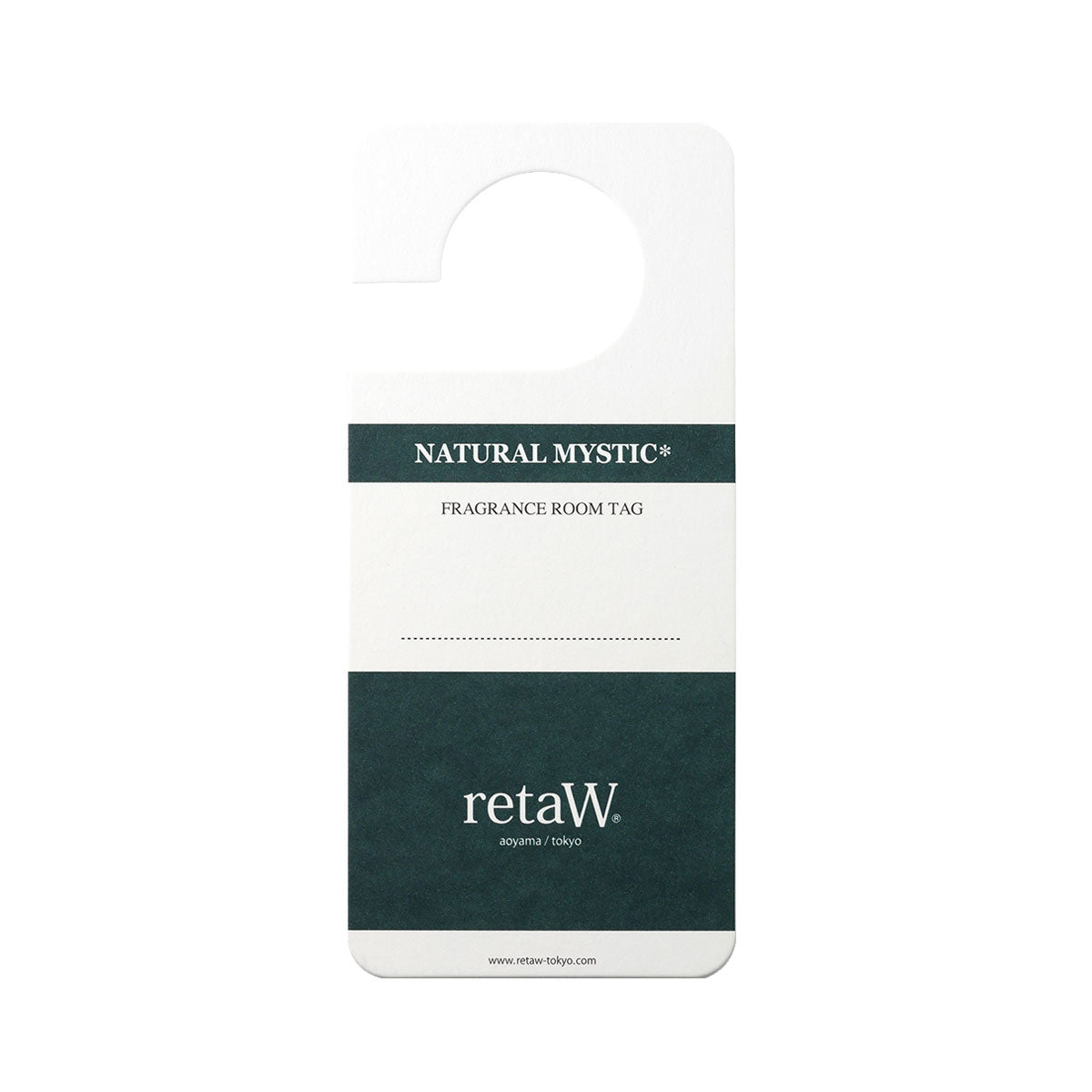 Image of retaW Fragrance Room Tag Natural Mystic