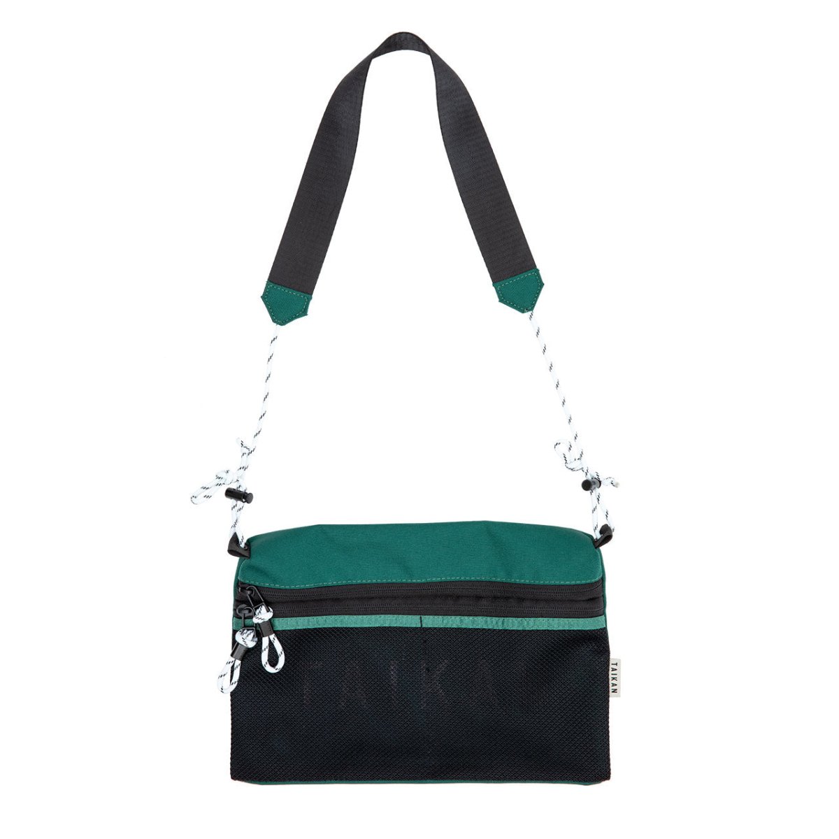 Image of Taikan Sacoche Large Bag (Green / Black)