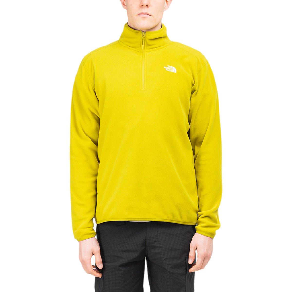 Image of The North Face 100 Glacier Fleece Pullover (Yellow)