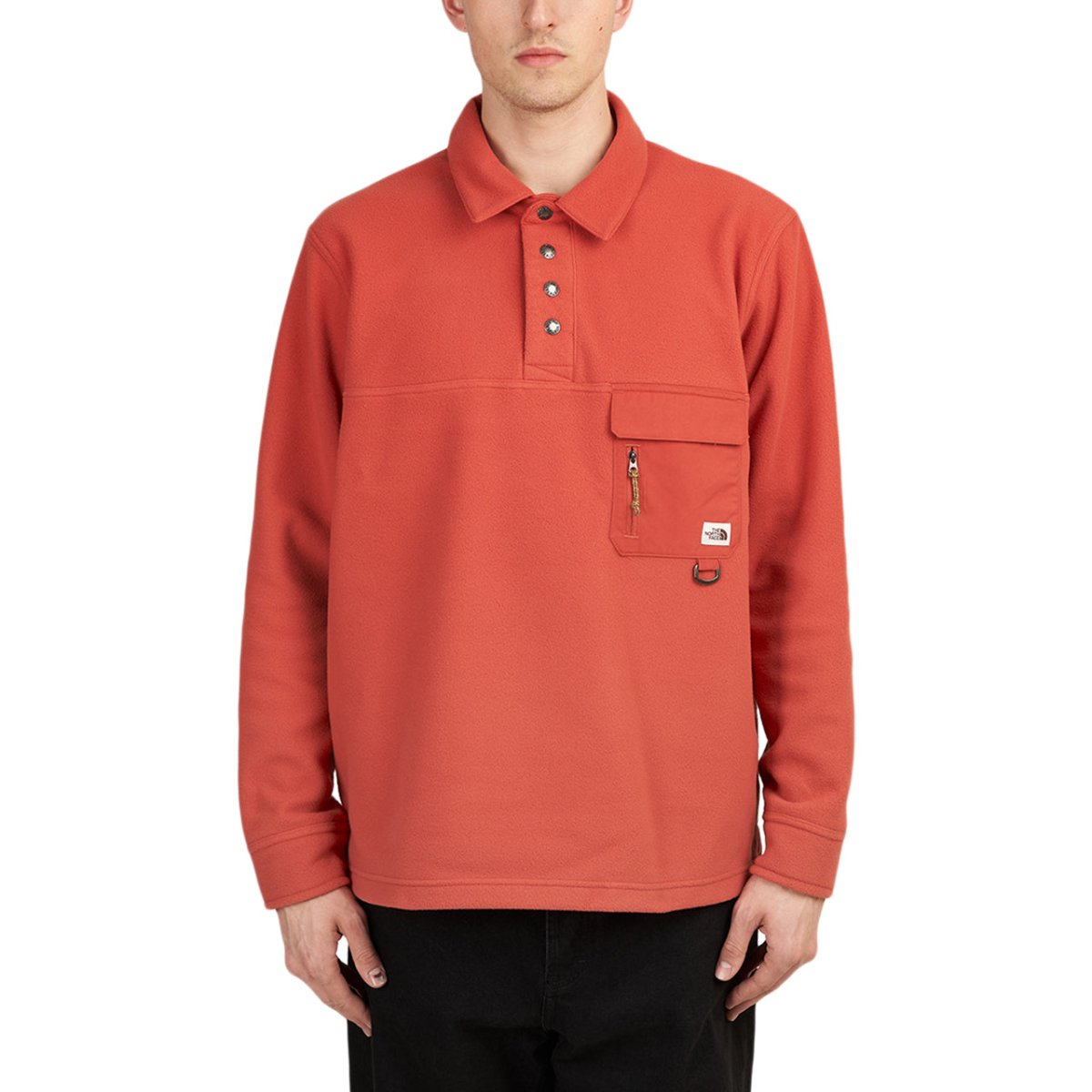 Image of The North Face Crucifire Fleece Pullover (Red)