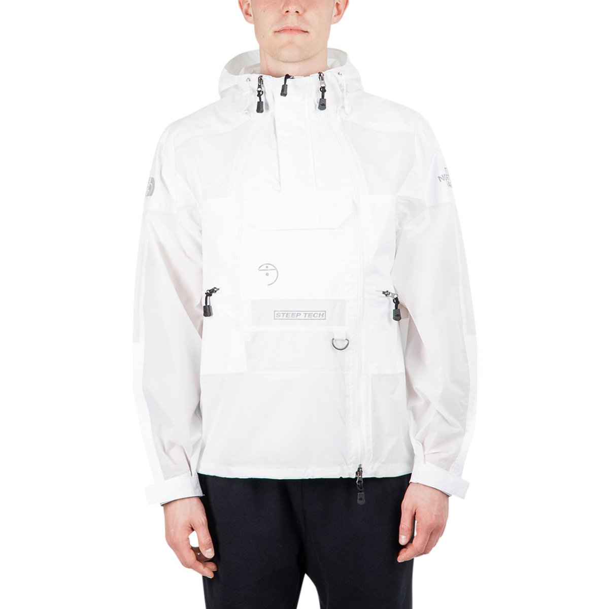 Image of The North Face Steep Tech Light Rain Jacket (White)