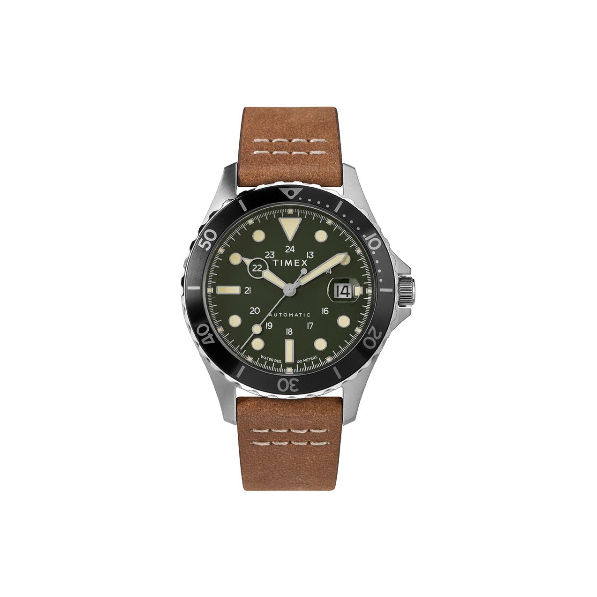 Image of Timex Archive Navi XL Automatic 41mm (Green / Black)