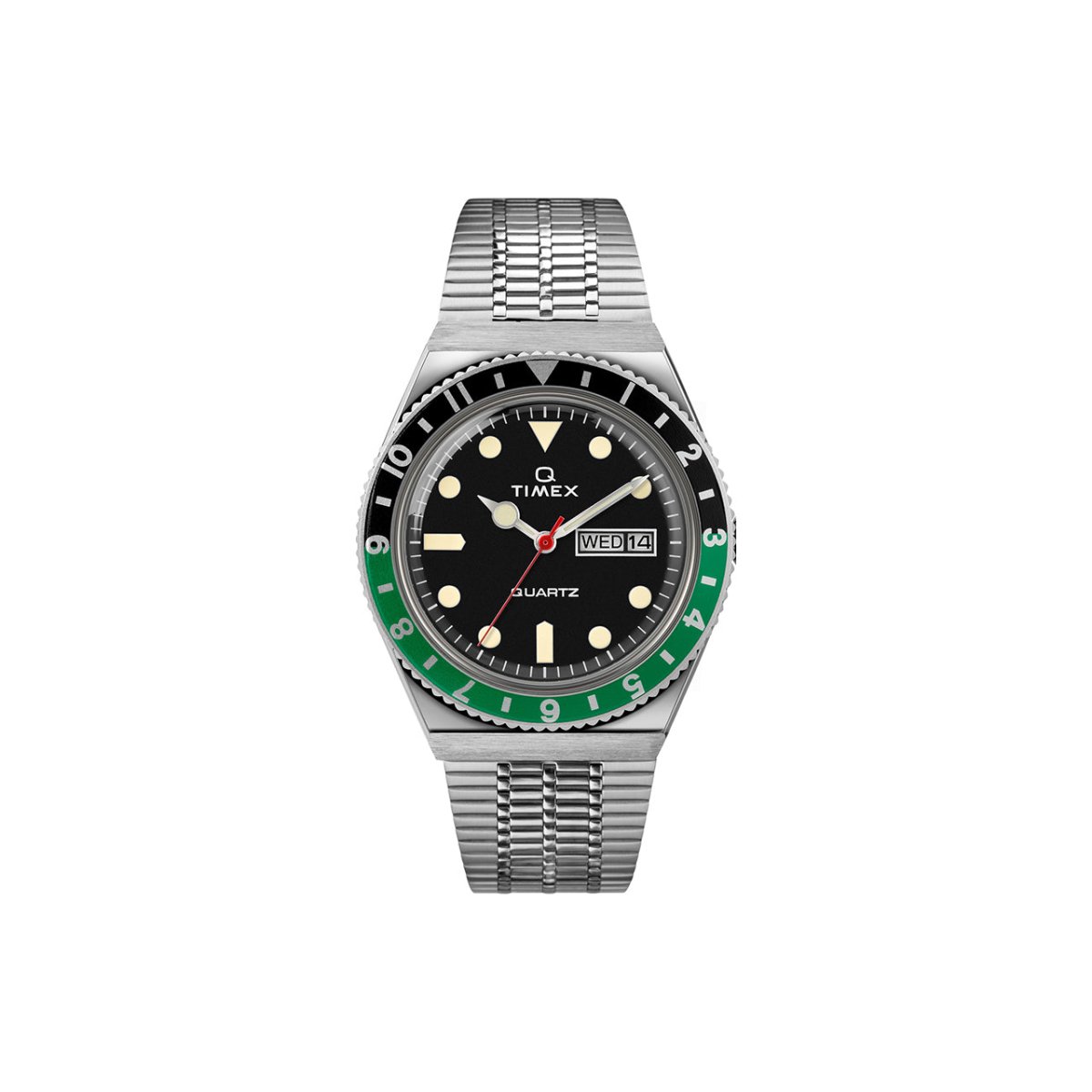 Image of Timex Archive Q Diver Reissue 38mm (Black / Green)