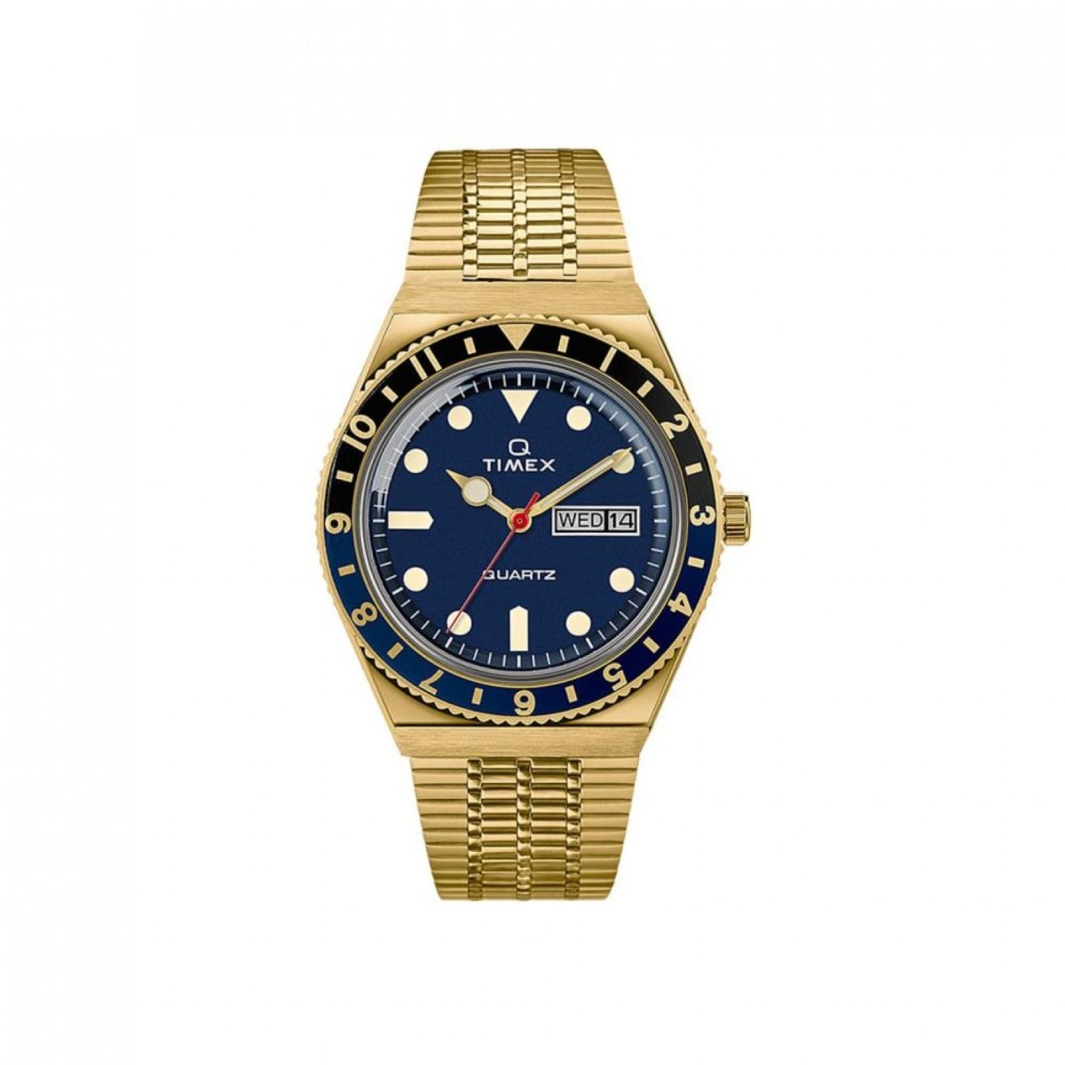 Image of Timex Archive Q Diver Reissue 38mm (Gold / Black / Blue)