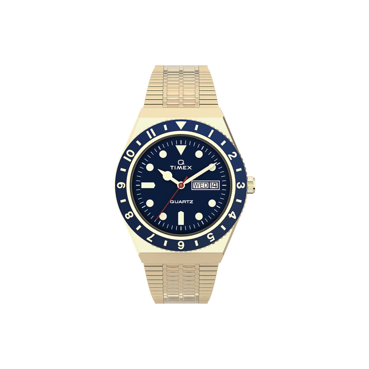 Image of Timex Archive Q Diver Reissue 38mm (Gold / Blue)