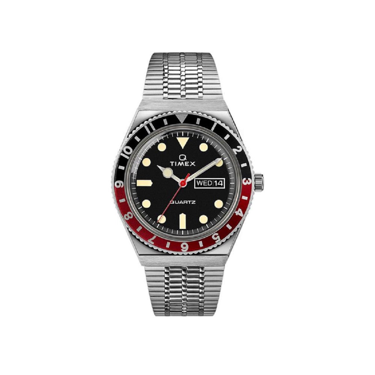 Image of Timex Archive Q Diver Reissue 38mm (Steel / Black / Red)