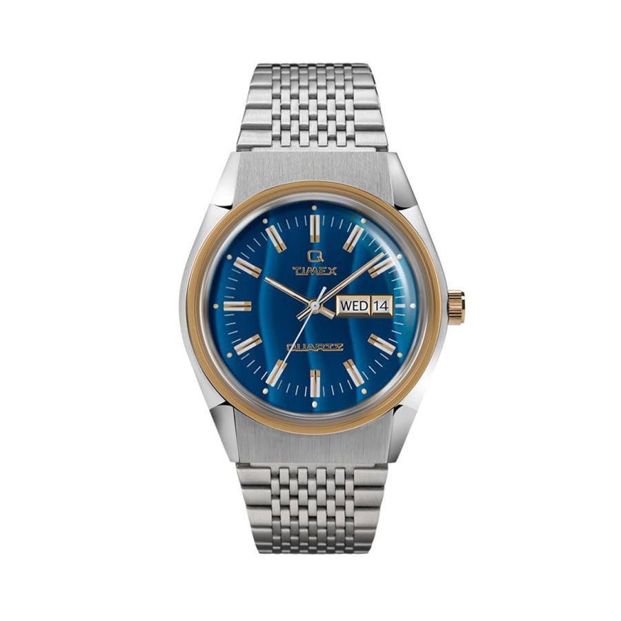 Image of Timex Archive Q Falcon Eye Reissue 38mm (Silver / Blue)