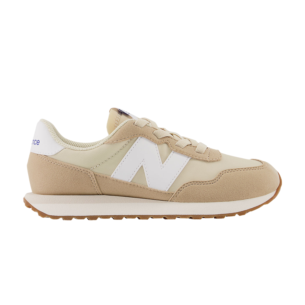 Image of 237 Bungee Lace Little Kid Wide Beige Gum (PH237RD-W)
