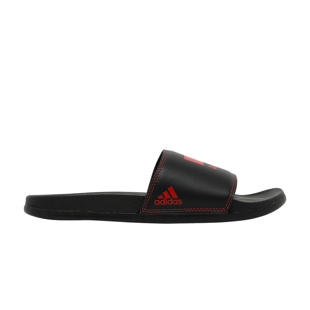 Image of adidas 424 x Arsenal FC x Adilette Comfort Slide Black Scarlet (GW7545)